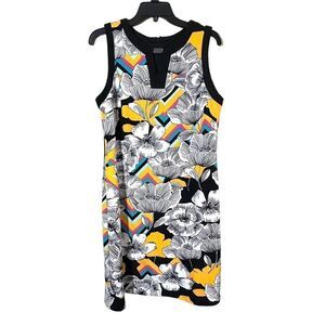 Jessica Rose Floral Sleeveless Dress Size 10 Medium